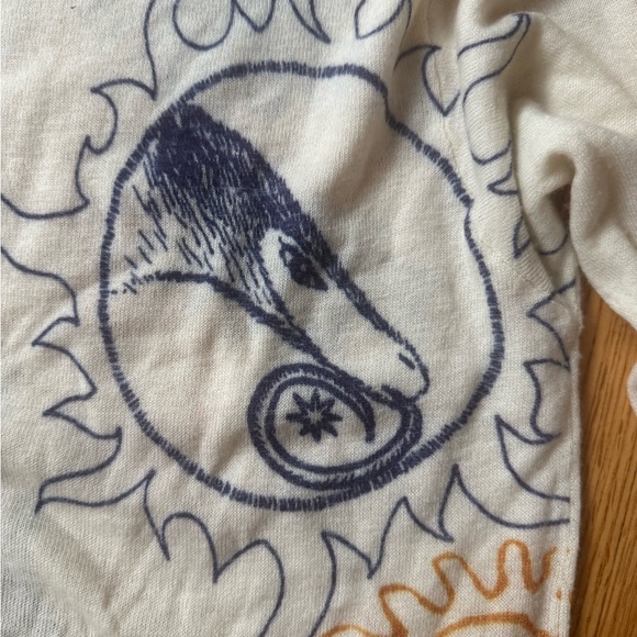 Autumn Cashmere Multicolor Graphic Crew Neck Sweater - Picture 12 of 12